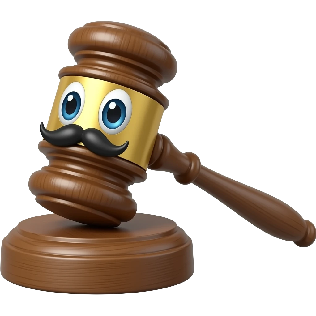 court hummer with eyes and mostache emoji