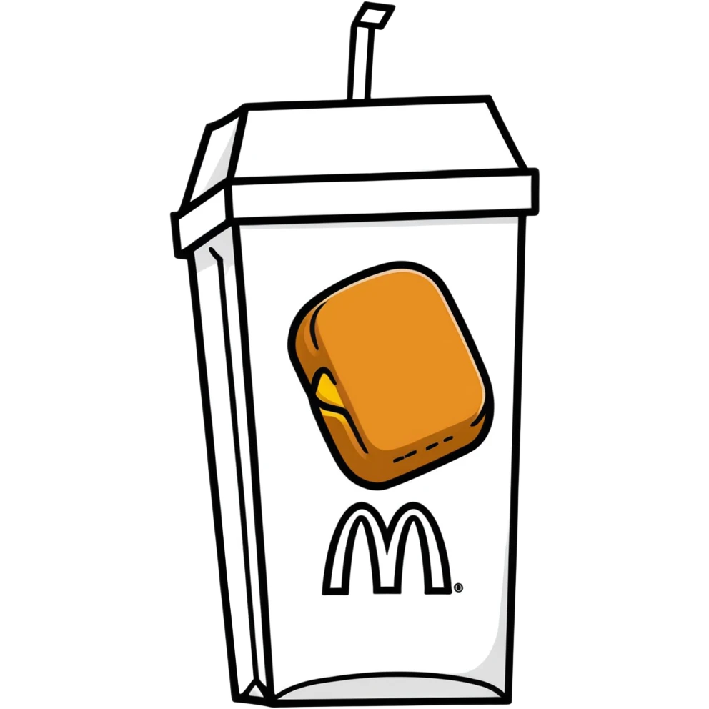 McNugget from McDonald’s emoji