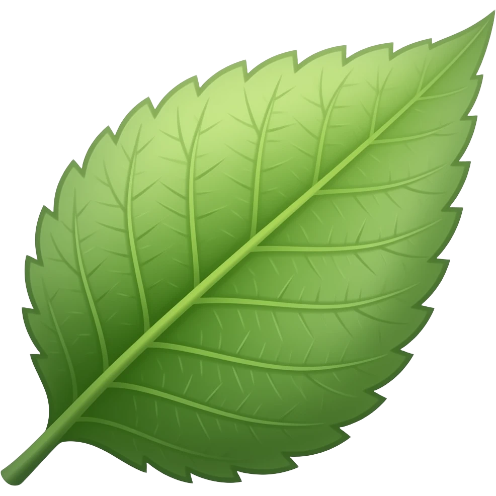 Neem leave emoji