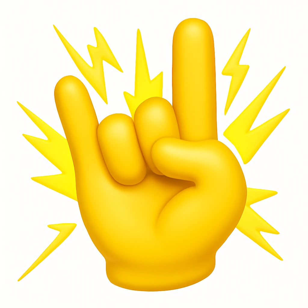 Convert the uploaded image into a 3D Apple-style emoji — preserve the key shapes, colors, and overall composition of the original image. Simplify the forms into clean, rounded cartoon-style elements while keeping the subject recognizable. Apply glossy textures, soft lighting, smooth shading, and render everything in Apple emoji style on a clean white background

 emoji