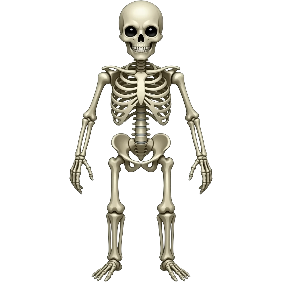 A skeletal xenomorphic monster alien emoji