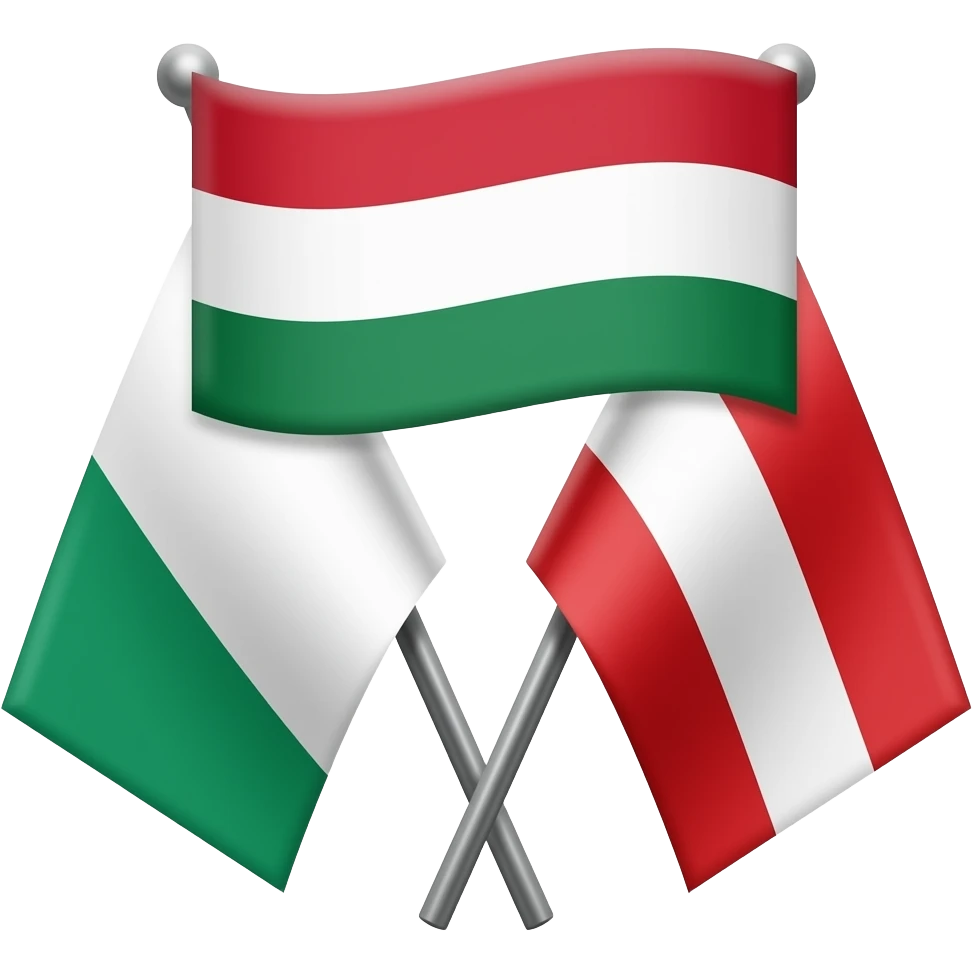 Flag of Budapest and Flag of Austrian emoji