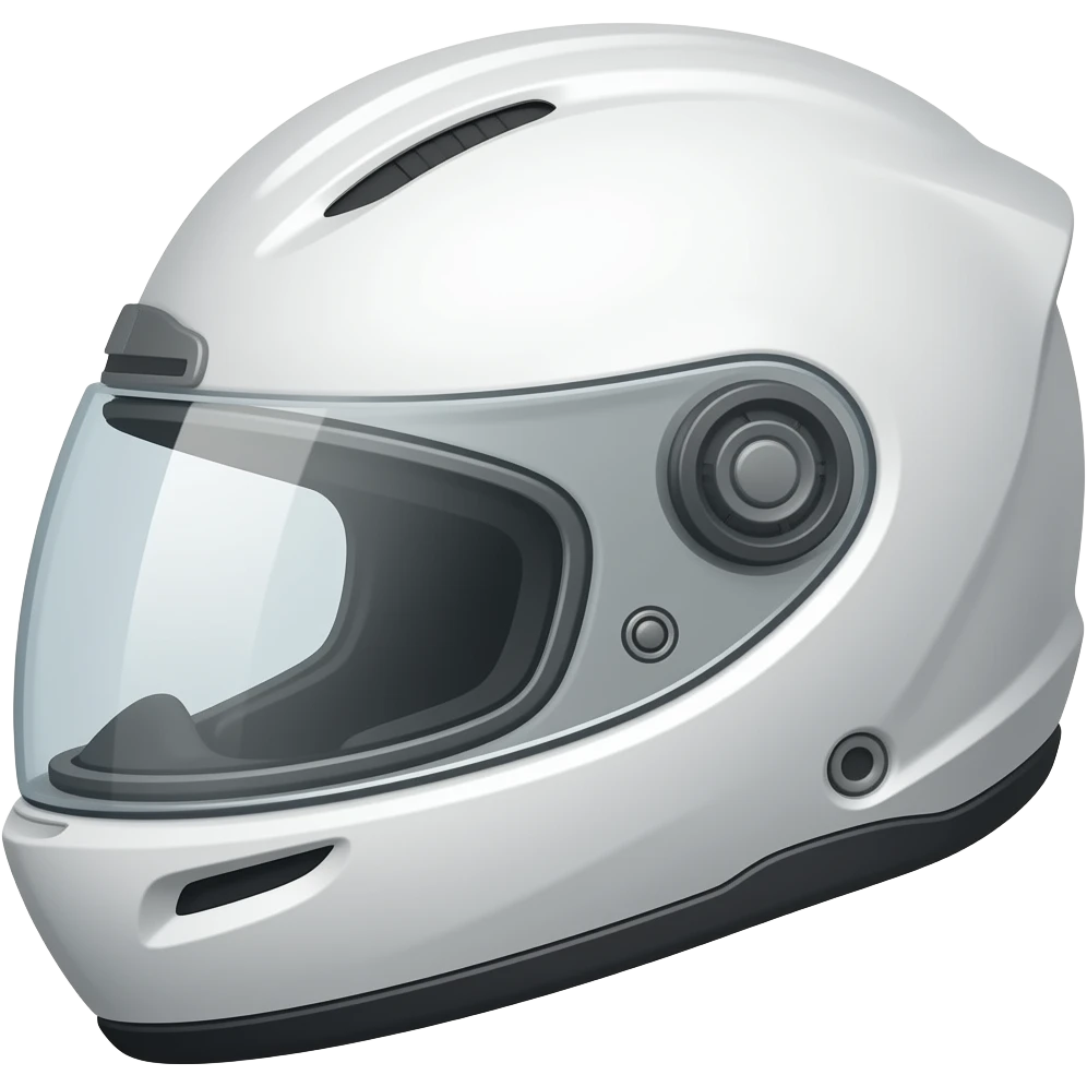 Casco blanco emoji