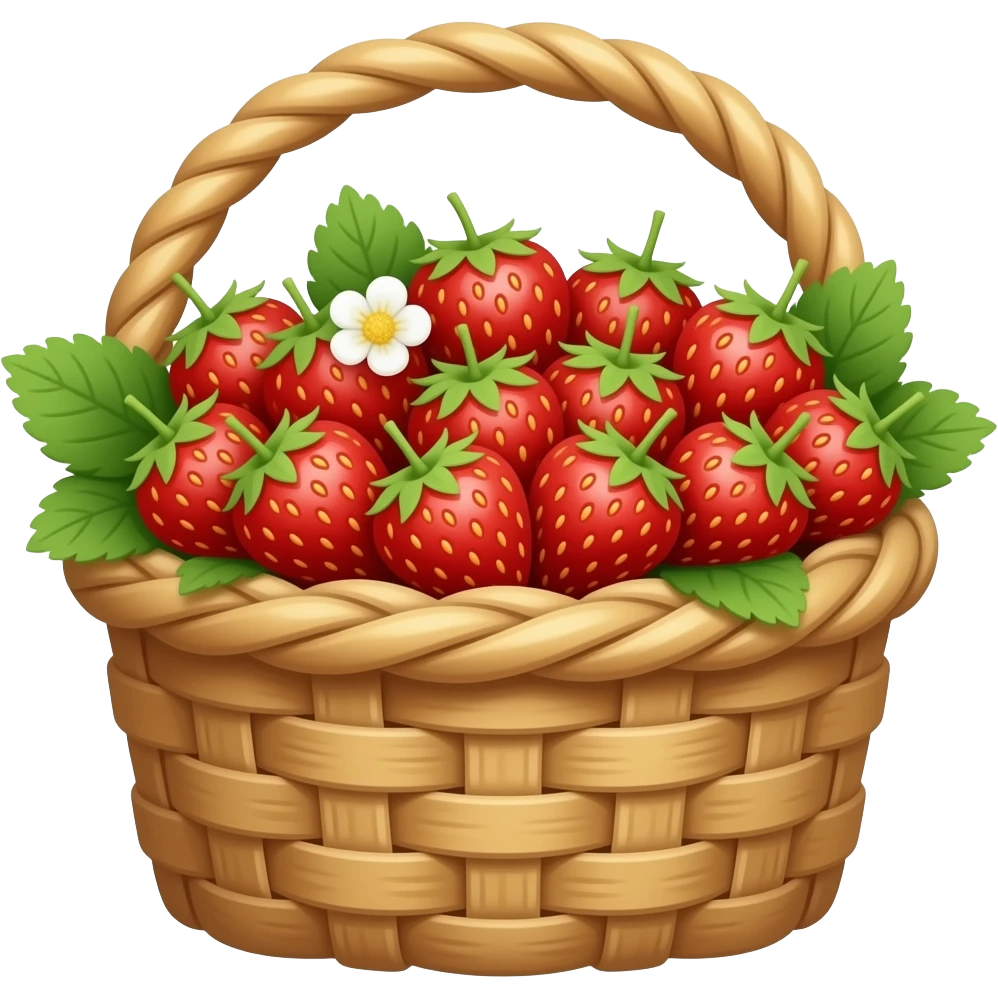 wild_strawberry_basket emoji