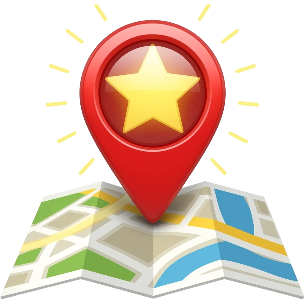 crear un emoji que haga referencia a uno punto de muy buena locacion emoji