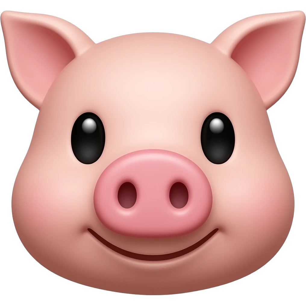 pig face emoji