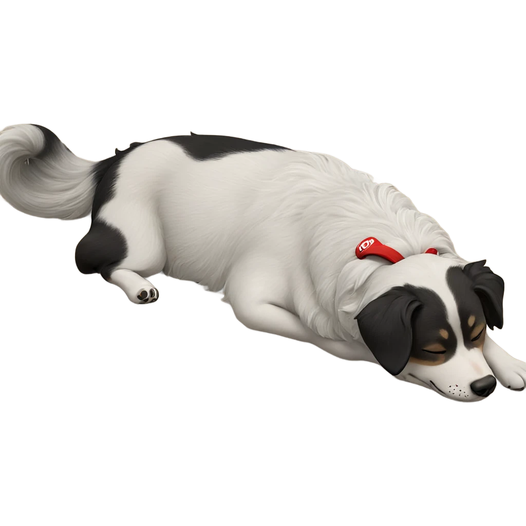 sleeping dog in tokin hat emoji