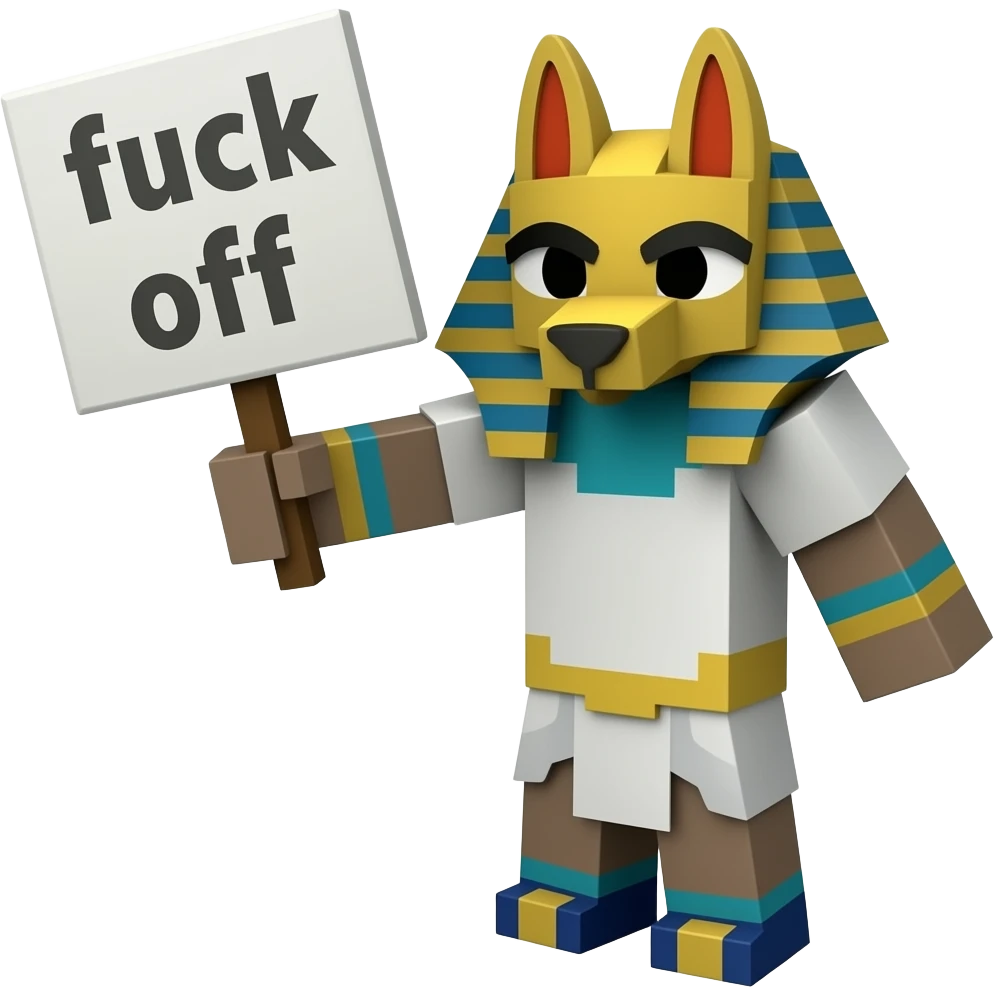 horus minecraft fuck off emoji