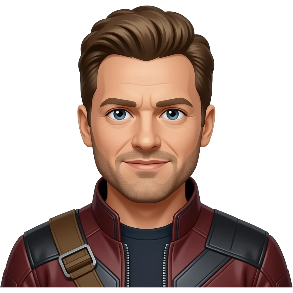 Create an emoji of starlord emoji