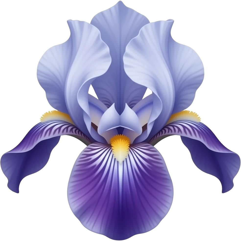Iris flower emoji