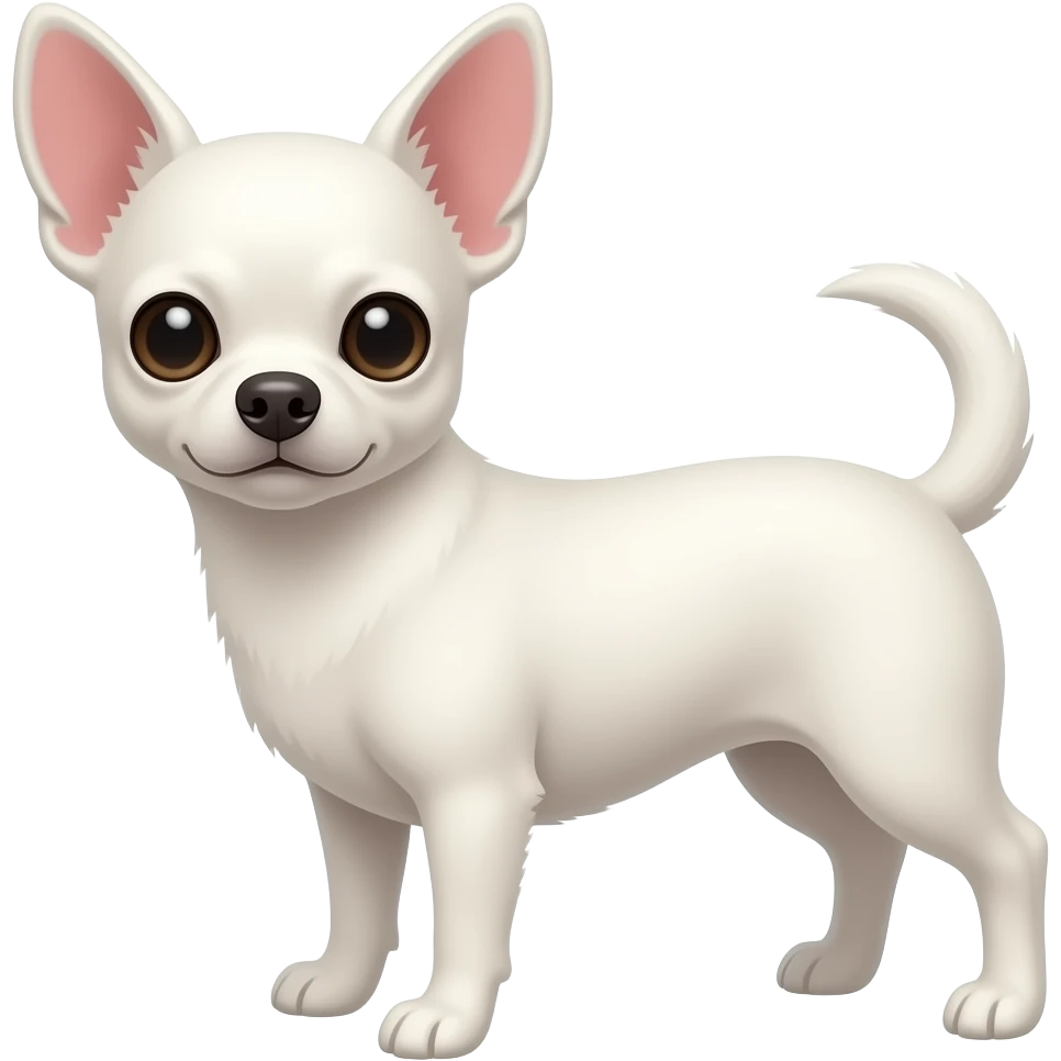 White chihuahua emoji