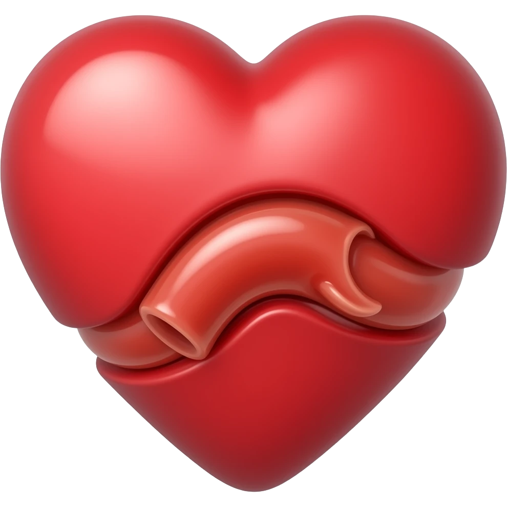 Cœur et a subi la paun stent. emoji