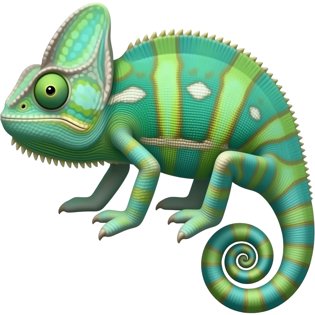 Caméléon emoji