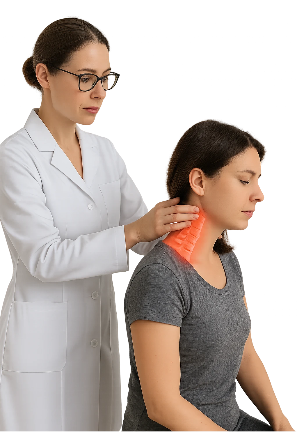 Donna dal posturologo per il suo problema alla cervicale emoji