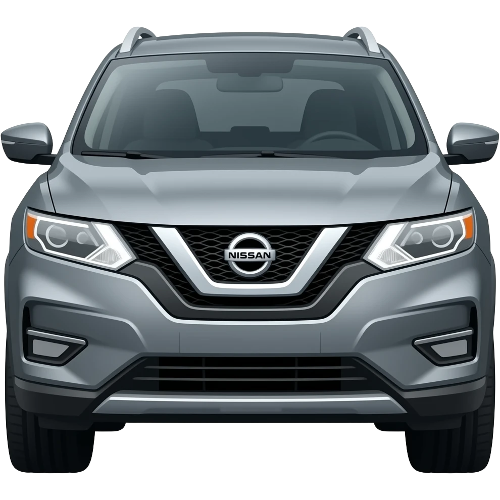 Grey suv Nissan emoji