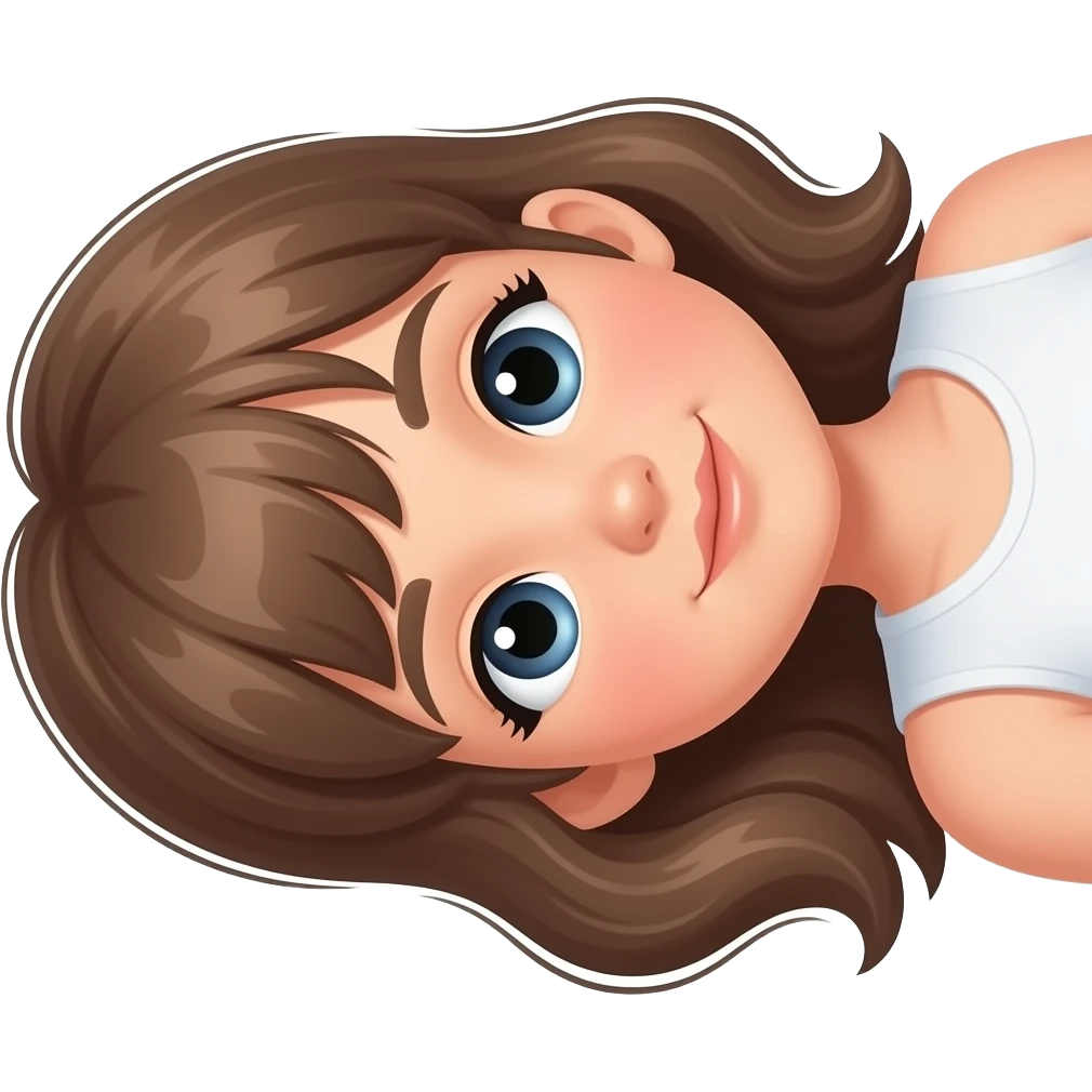 Yatan bir qiz cek emoji