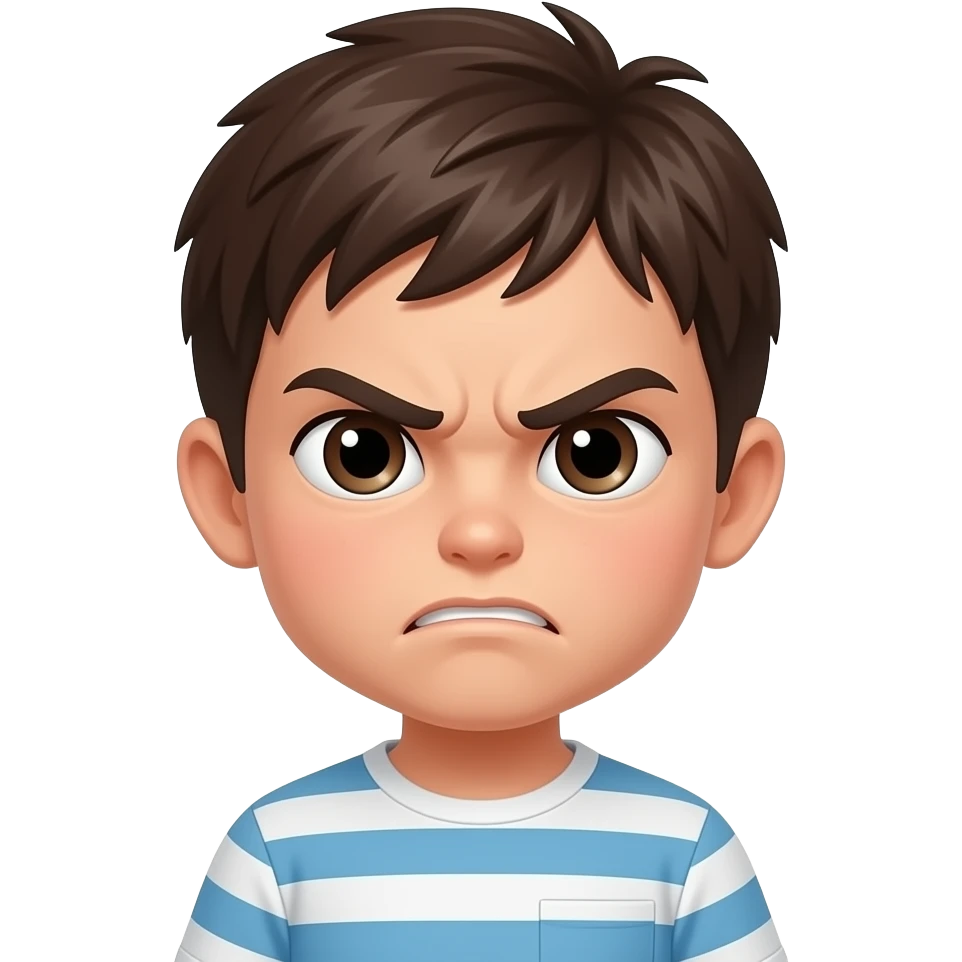 enfant fâché emoji