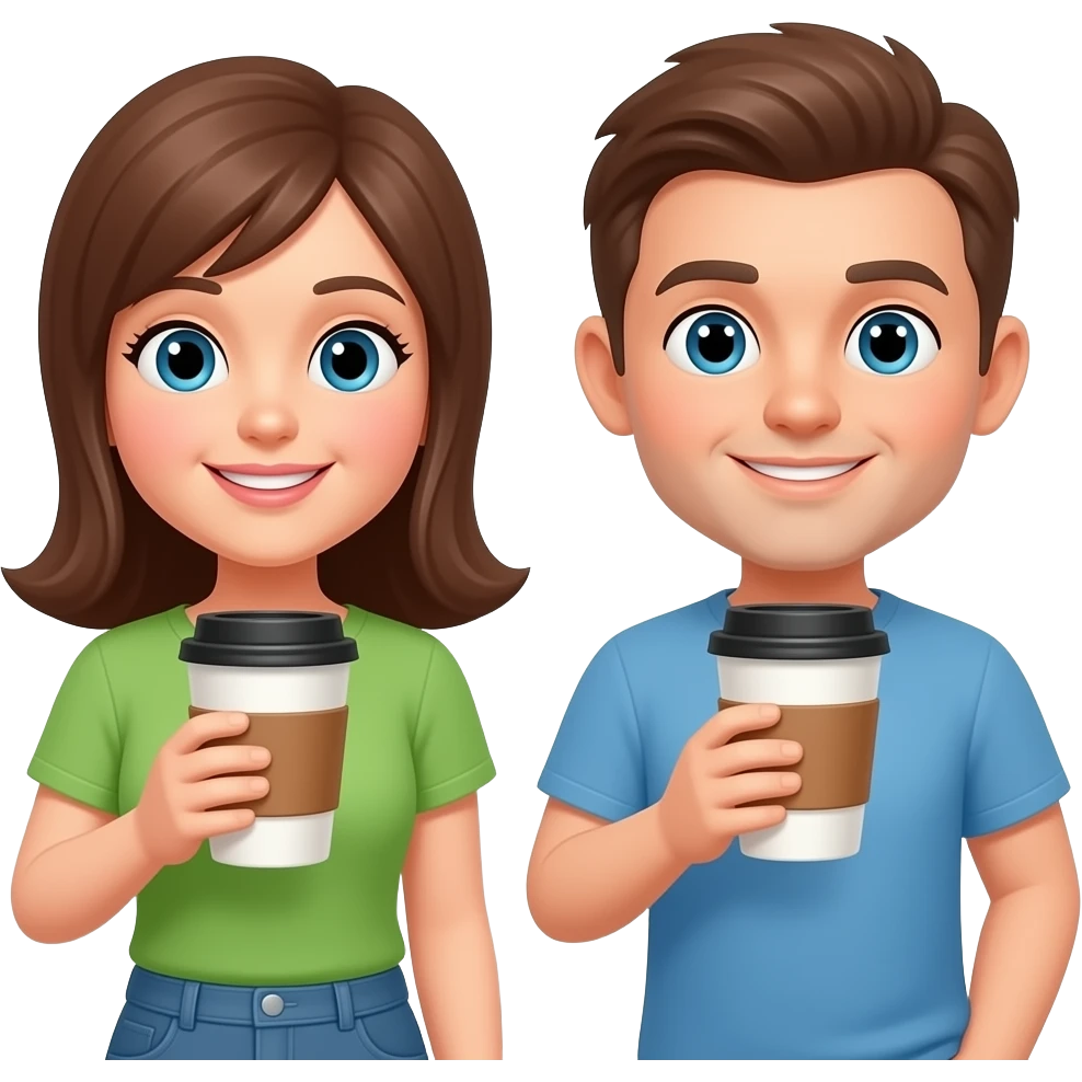 People with Coffees emoji