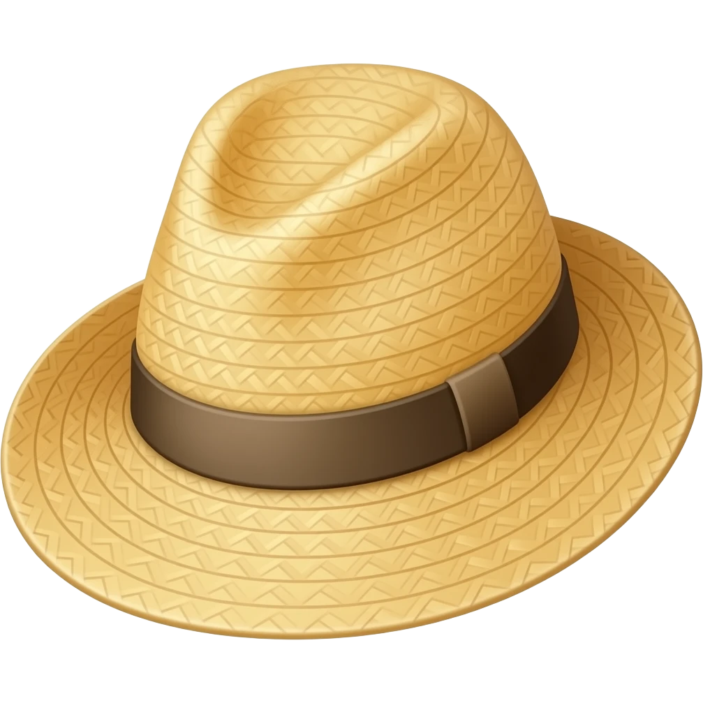 straw hat emoji