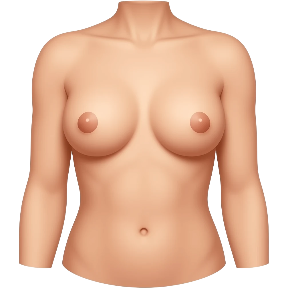 Naked women's boobs and vagina emoji