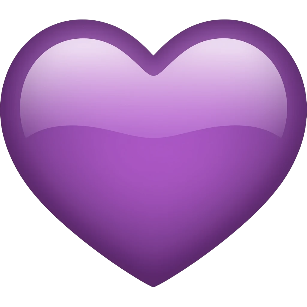 purple heart icon emoji
