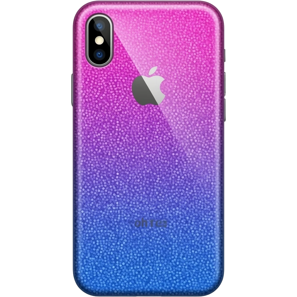 pink and purple blue glitter iPhone emoji