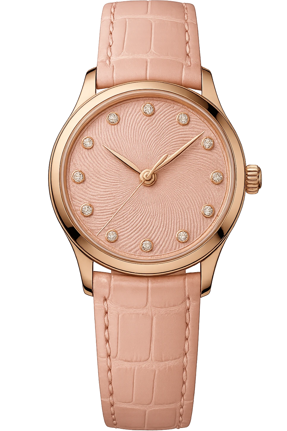 pink watch, luxurious and chic emoji