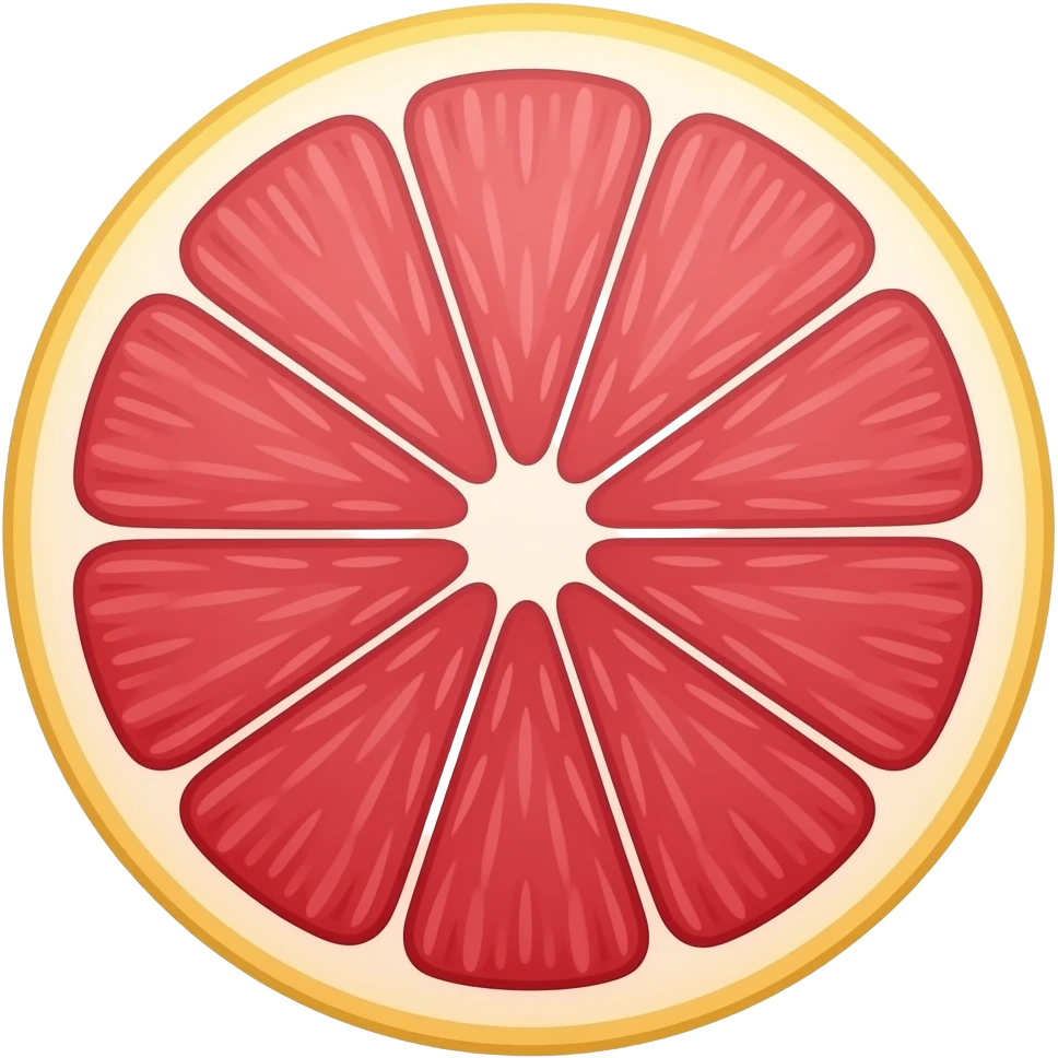 Pomelo emoji, pinking inside emoji