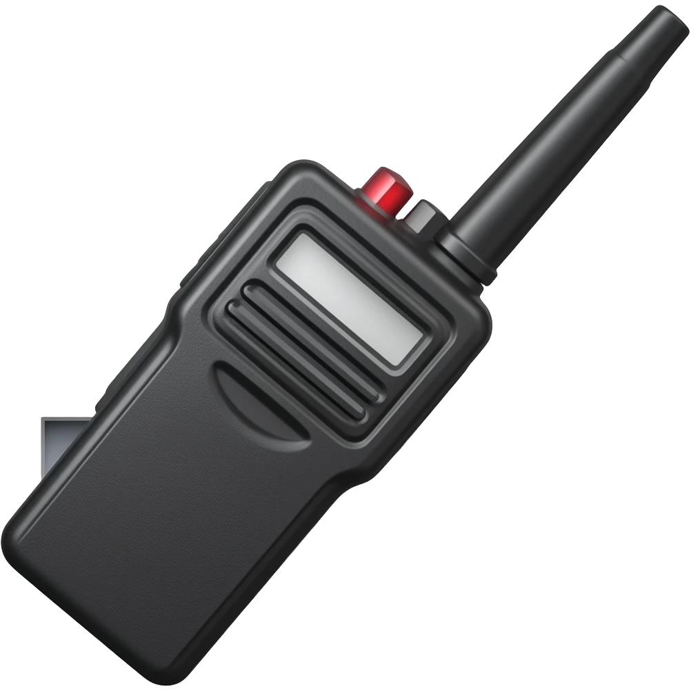 police radio emoji