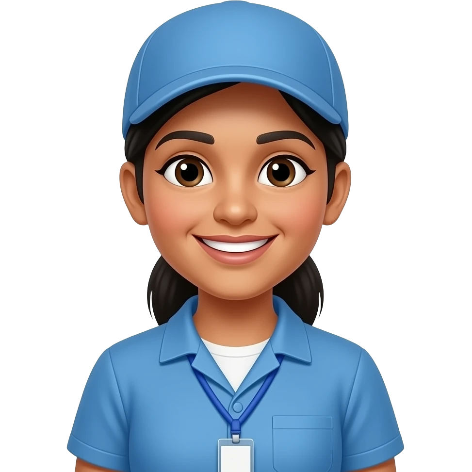 给我生成一个support worker的emoji，印度人的感觉，要特征明显，是supporter worker emoji