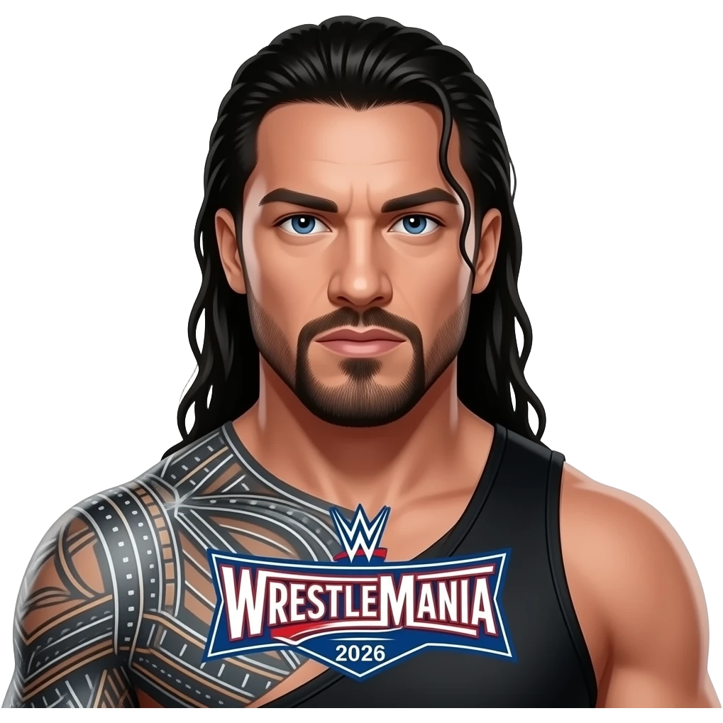 Roman reigns wrestlemania 2026 emoji