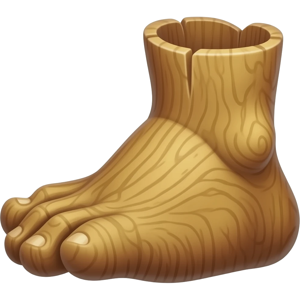 troll's wooden foot emoji