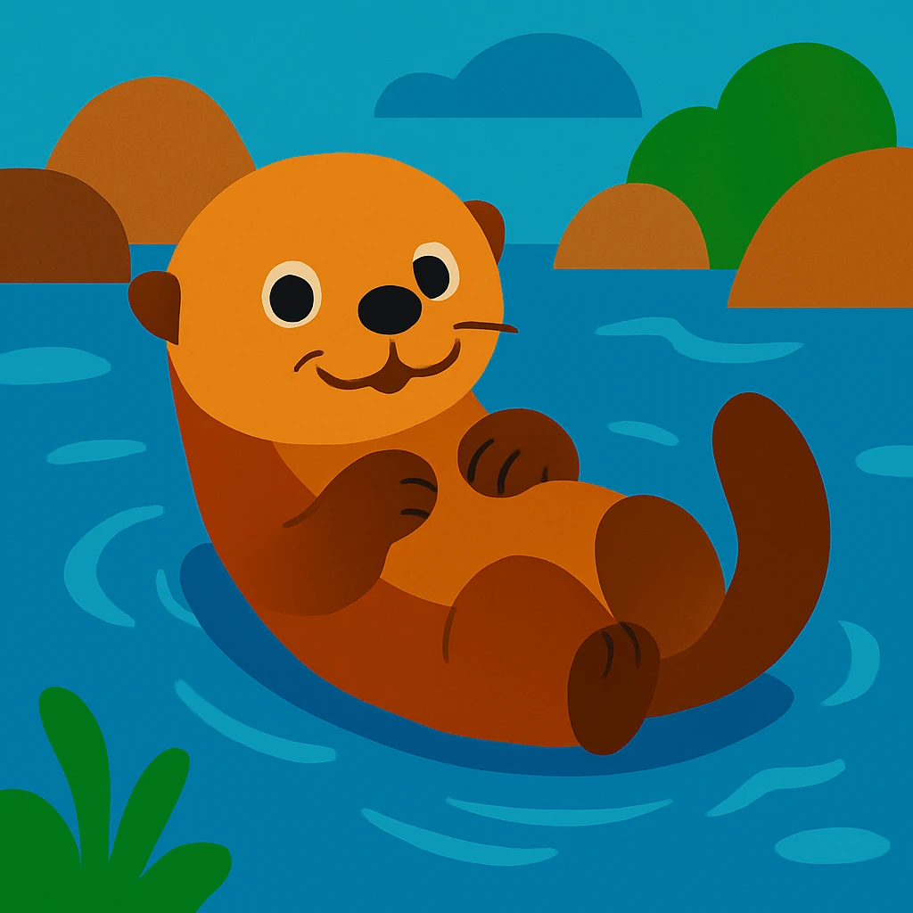 Sea otter emoji