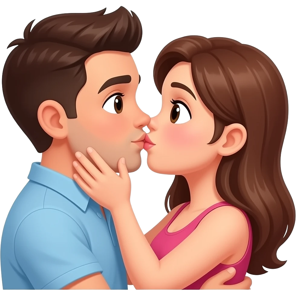 Female and male having sex emoji