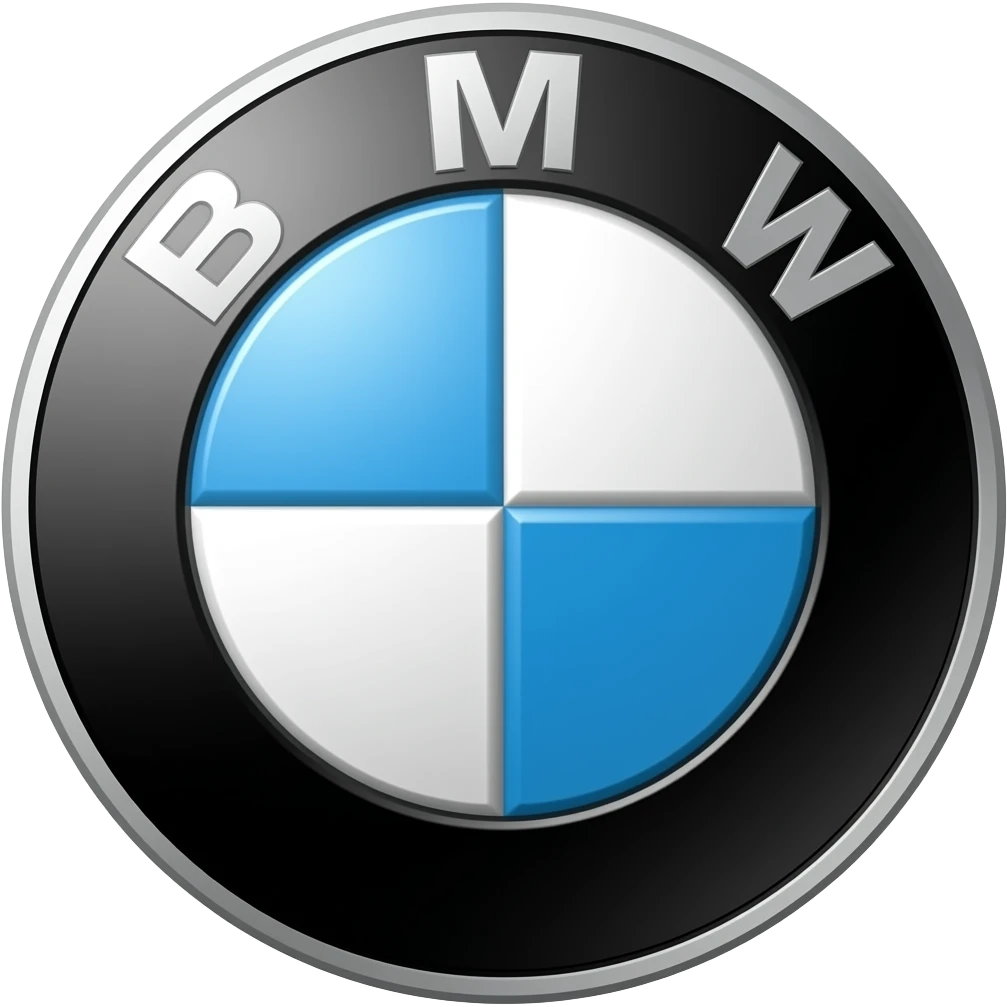 Make a bmw logo text emoji