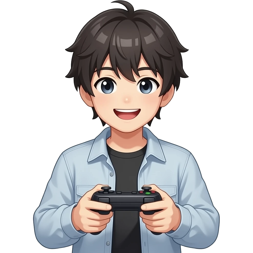 emojis para mi canal de twitch que se trata sobre videojuegos y anime emoji