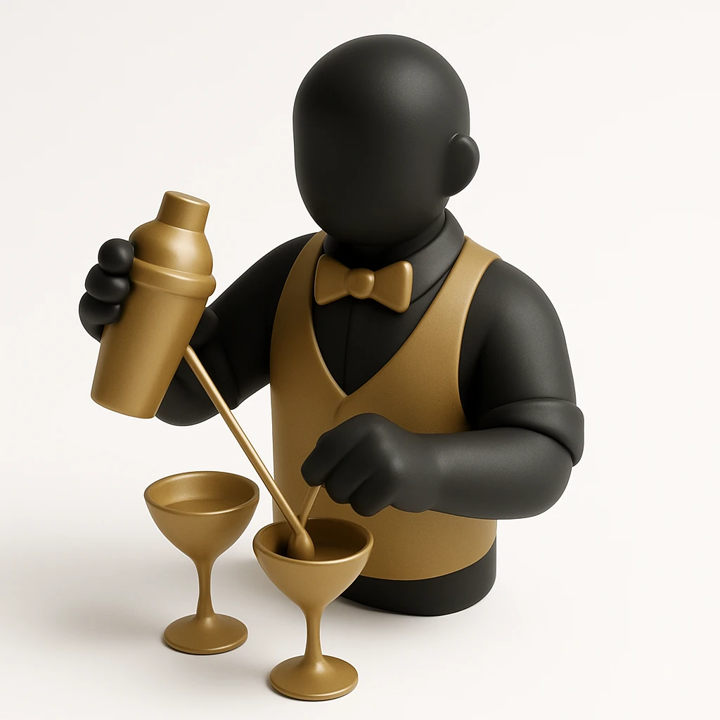 bartender mixing drinks emoji