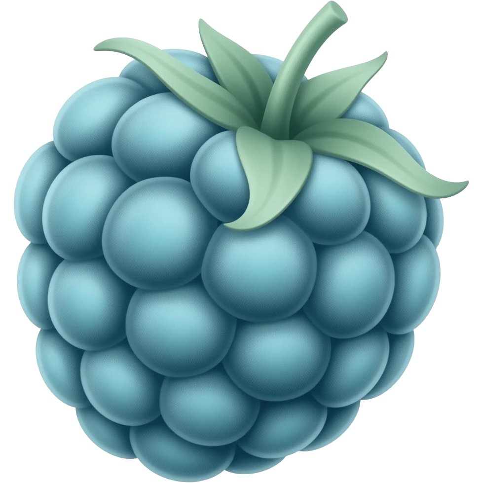 framboise turquoise, sans queue emoji