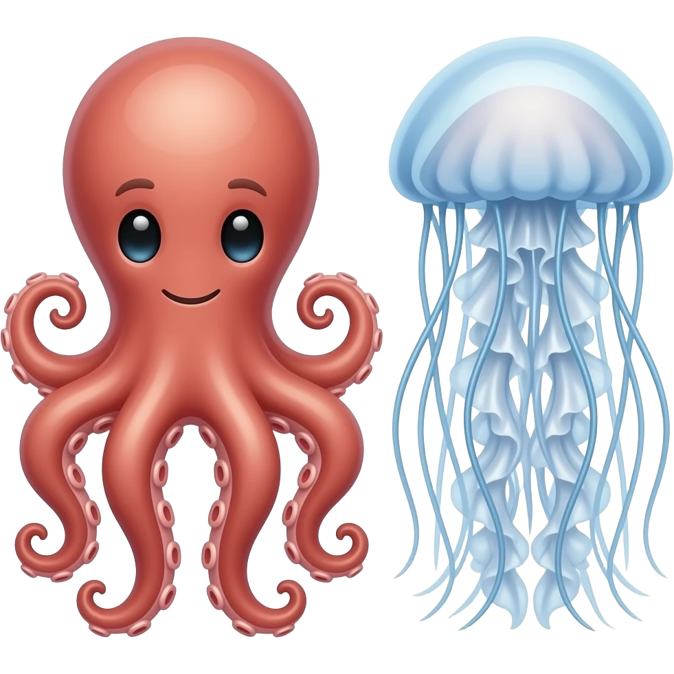Octopus jellyfish emoji