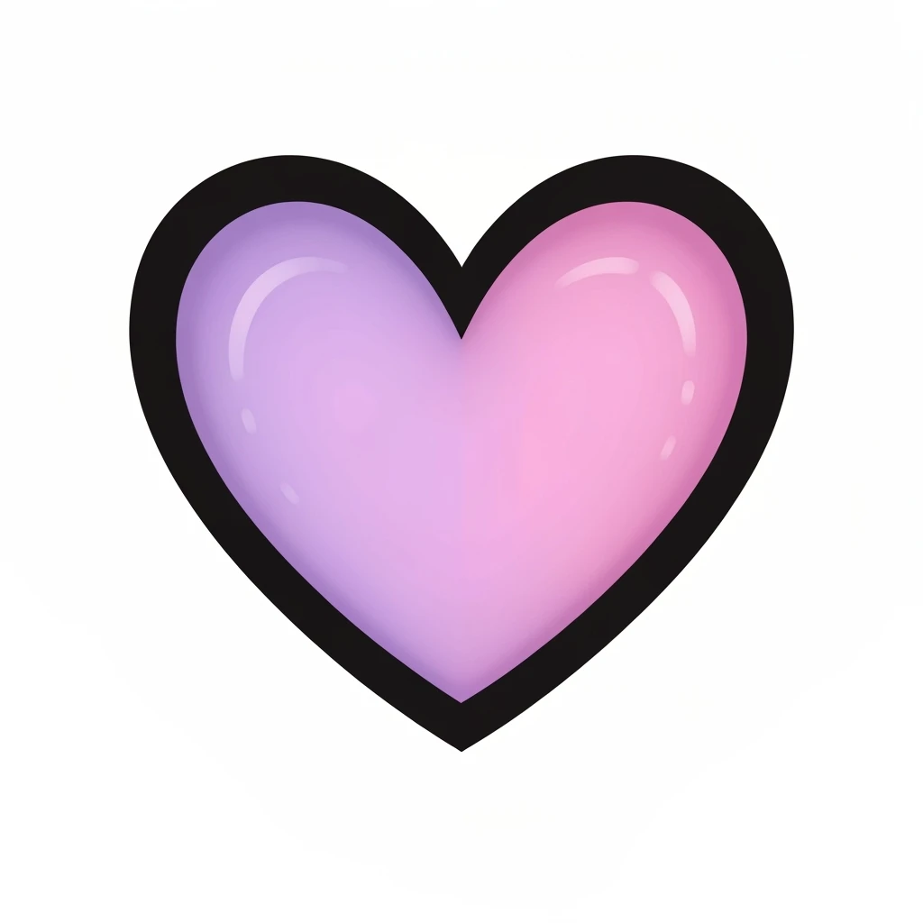 cute emo heart emoji
