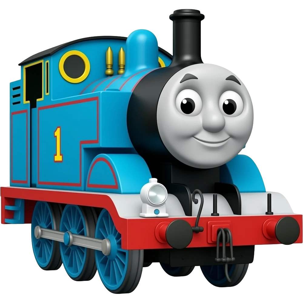 thomas the tank engine with president colors emoji
