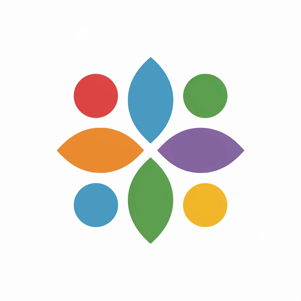 make a colorful logo of "Ideogram" emoji