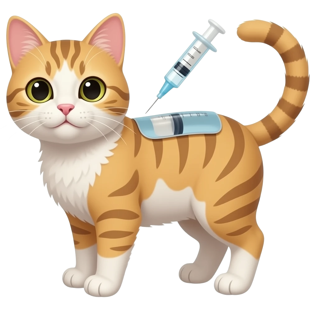 cat vaccination emoji
