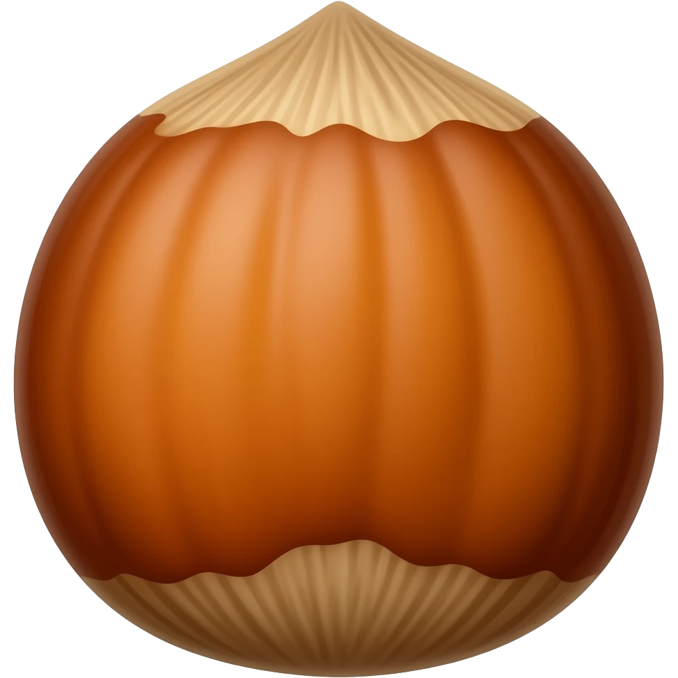Hazelnut emoji