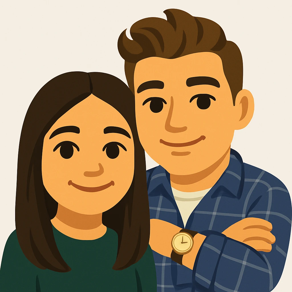 This is my boyfriend and I, make us into an emoji  emoji