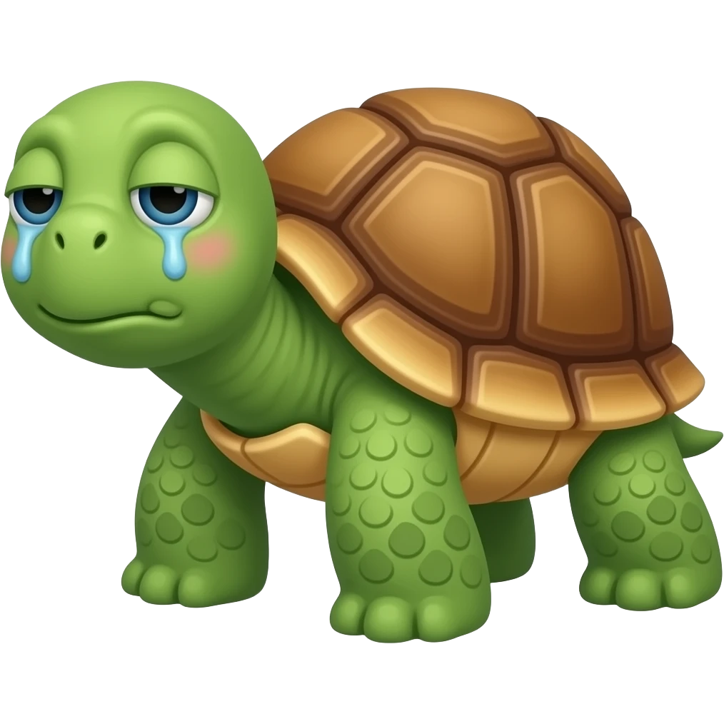 tired turtle eoji emoji