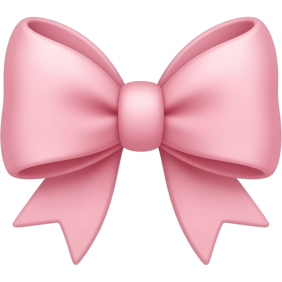 Cute bow emoji
