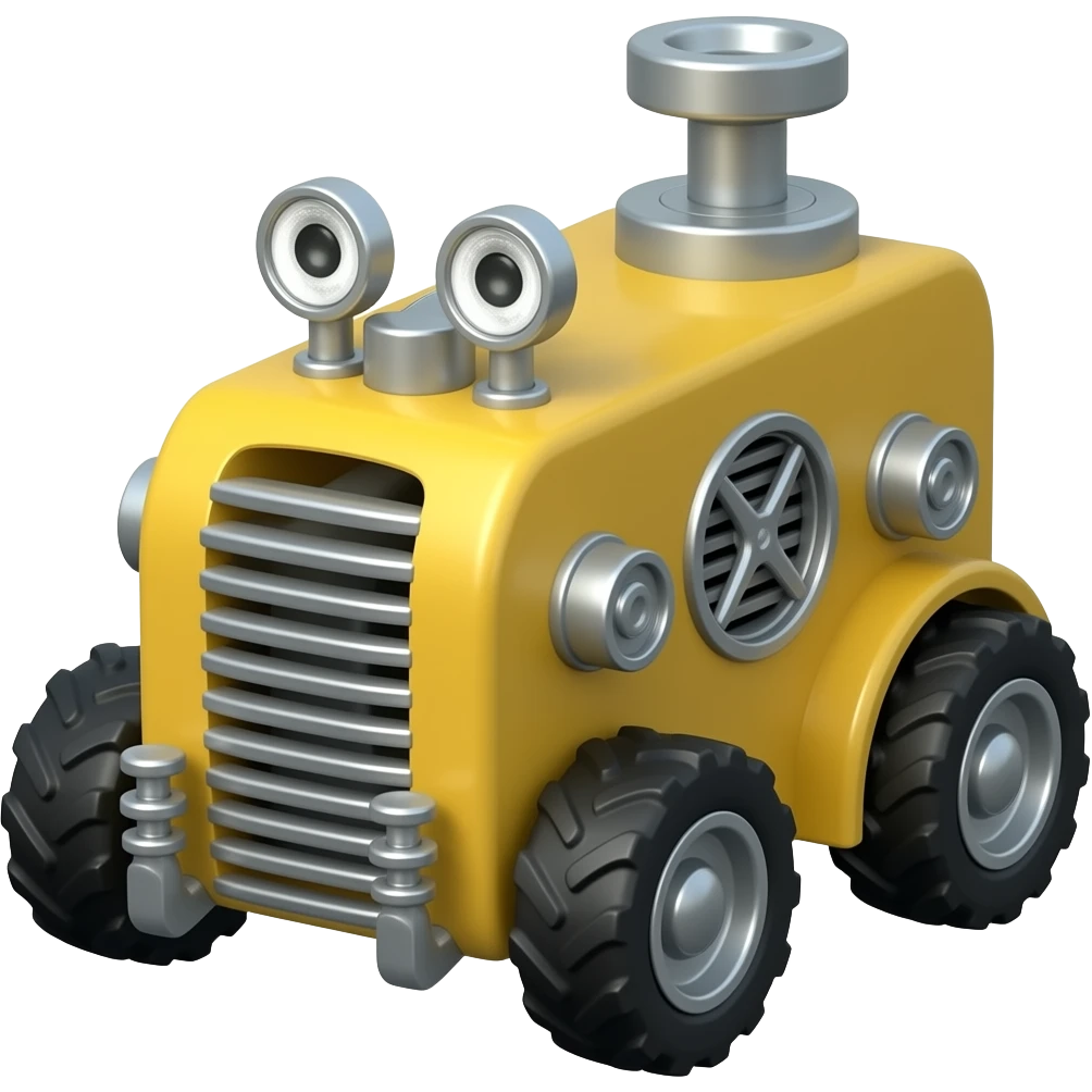 machine on wheels emoji