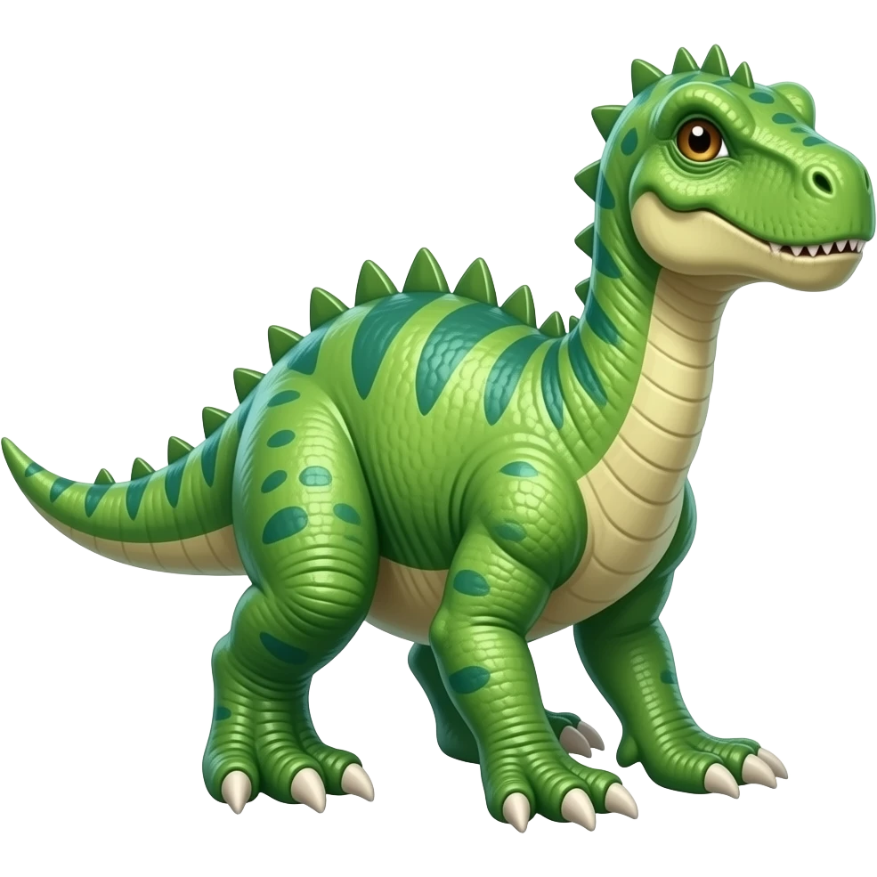 Green tech dinosaur emoji