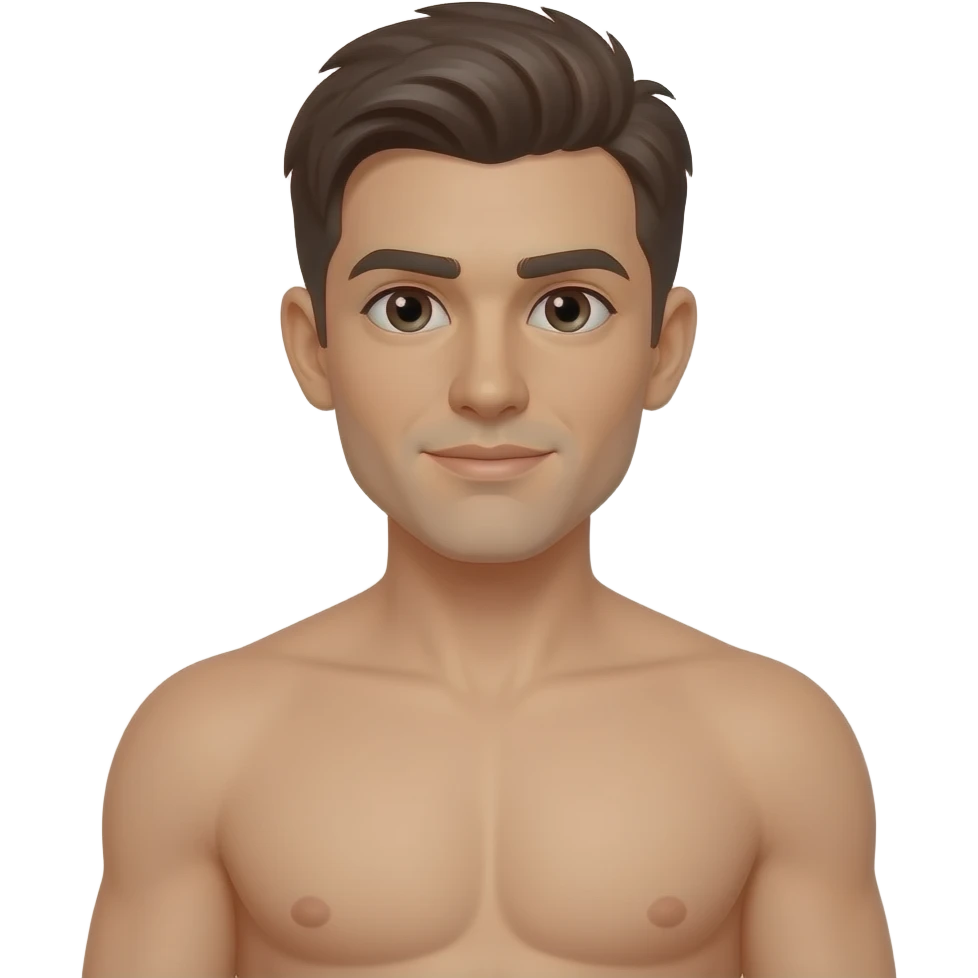 emoji showing the upper part of the chest emoji